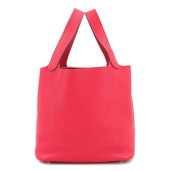 Hermes Hermès Picotin Lock MM Handbag in Taurillon Clemence Rose Extreme with... - Picture 1 of 10